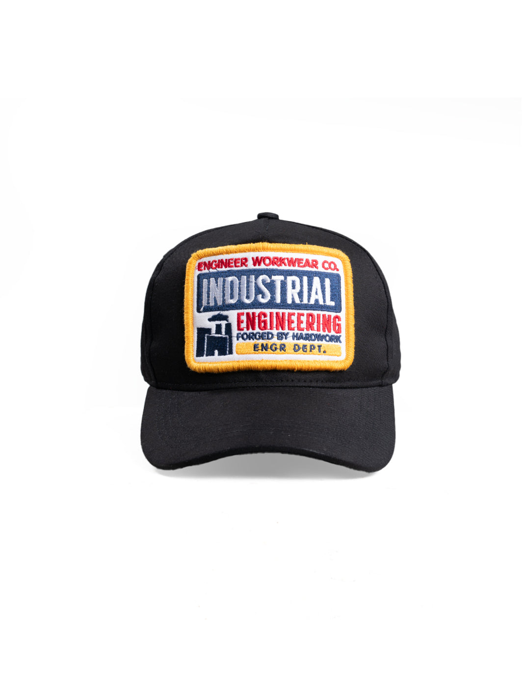 Engineer Workwear - Beader Engr Dept Series Black Industrial Cap