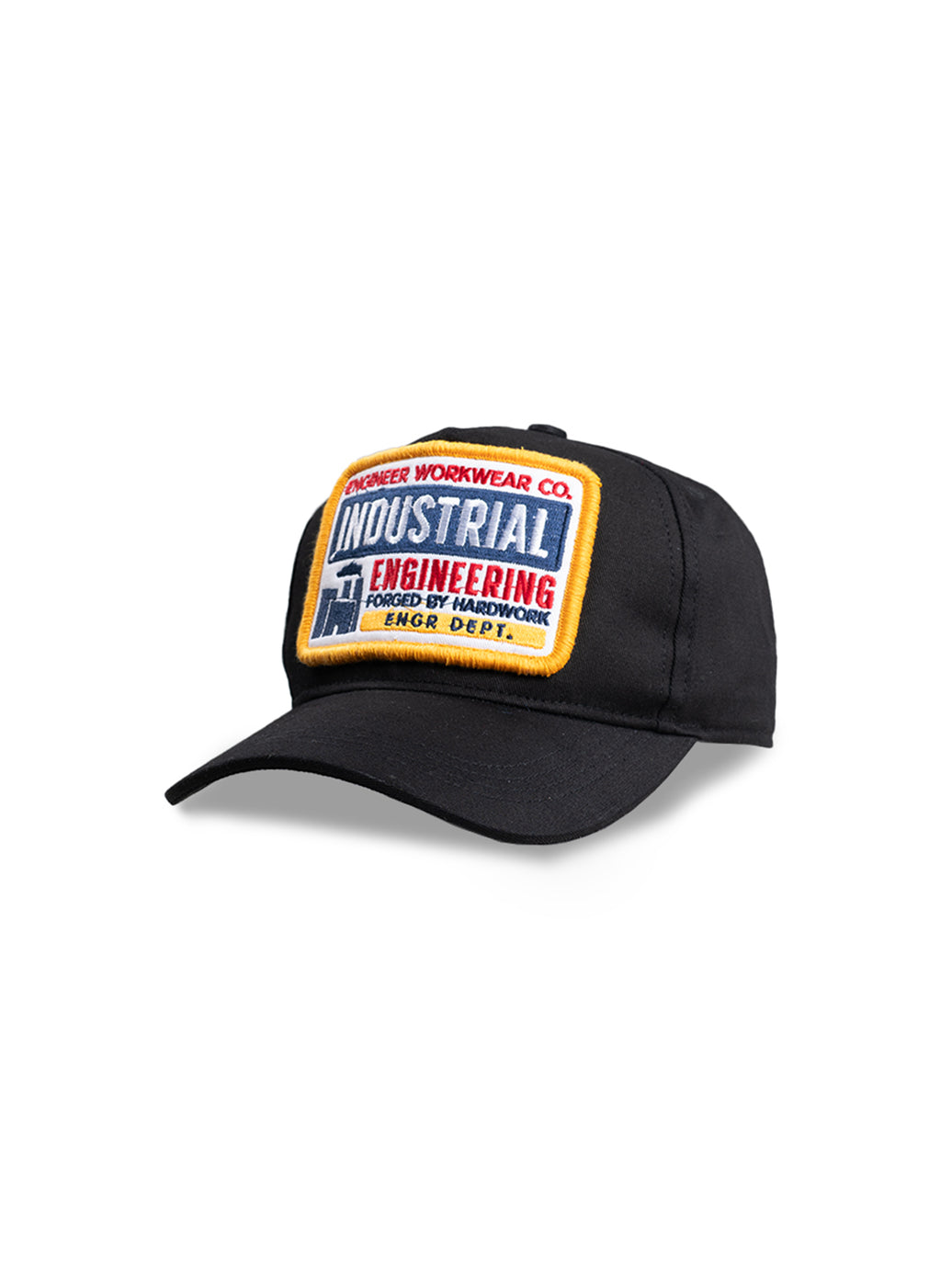 Engineer Workwear - Beader Engr Dept Series Black Industrial Cap