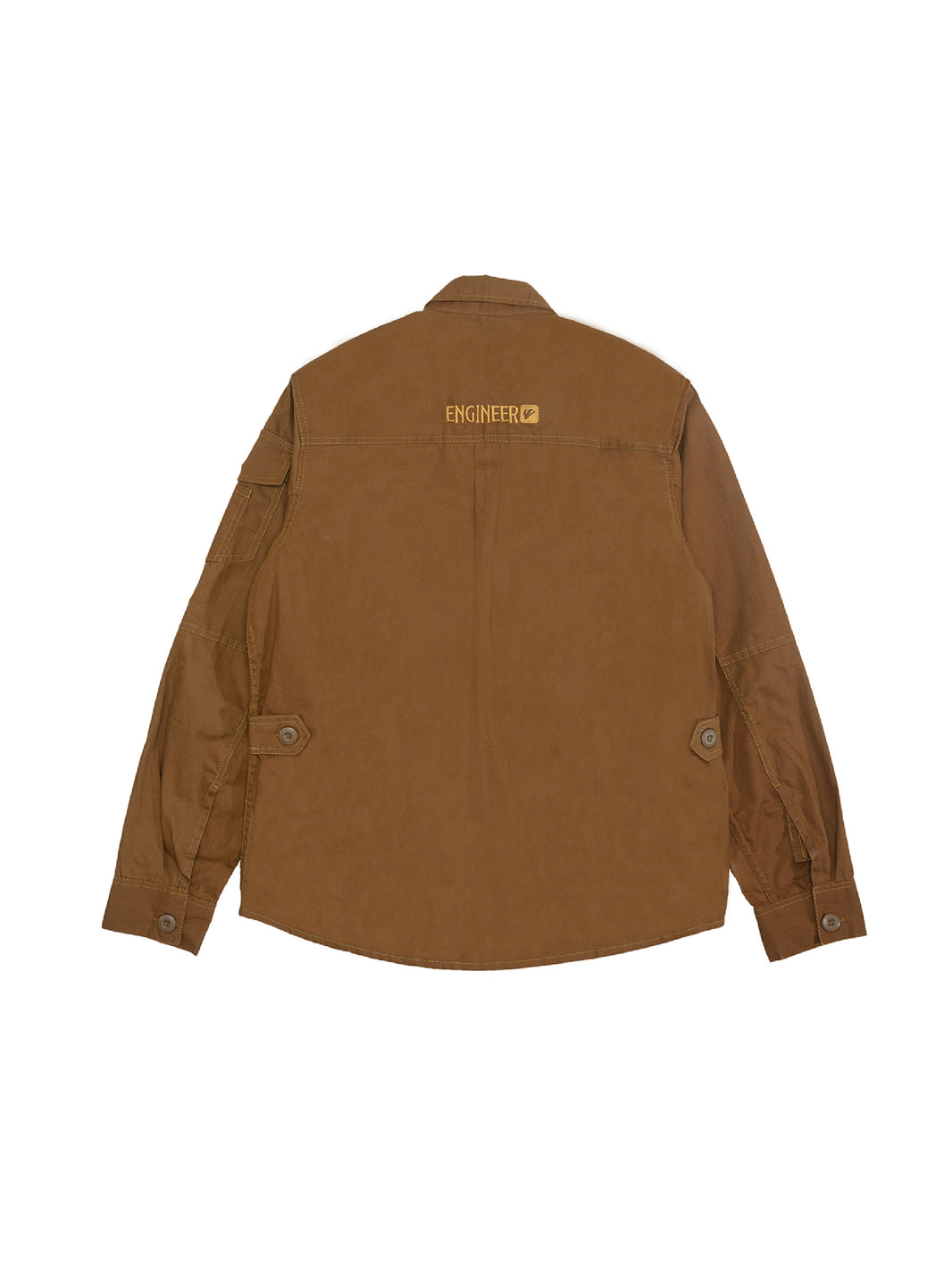 TRACTOR BROWN - Casual Canvas Workshirt Flash Sale