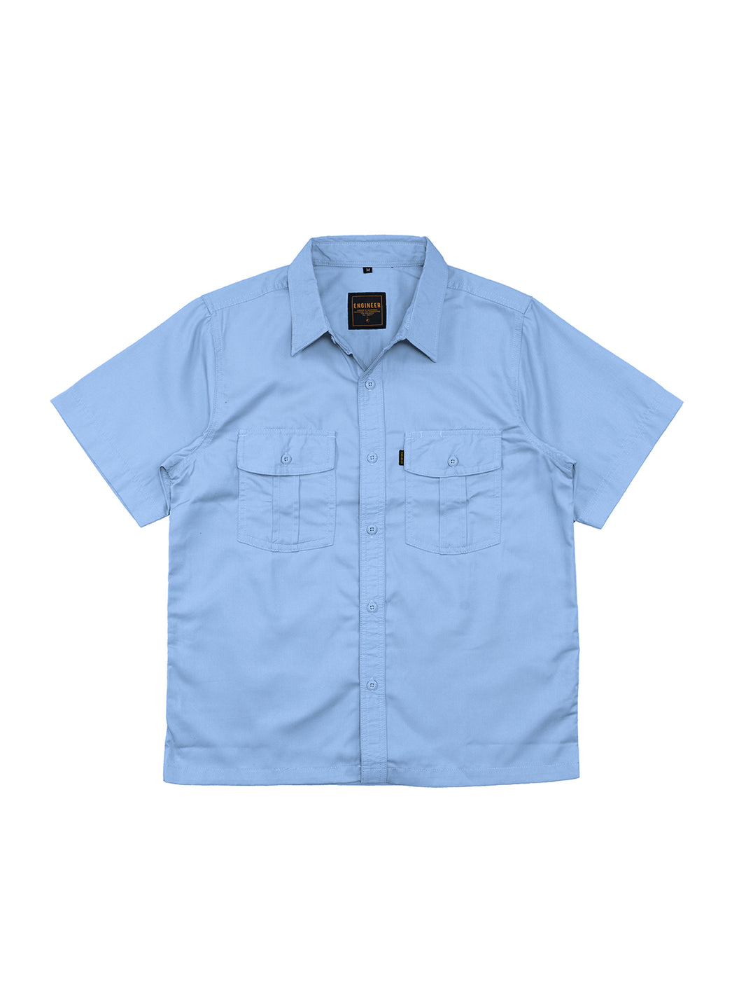 BASIC LIGHT BLUE - Workshirt Basic Regular Short Sleeve