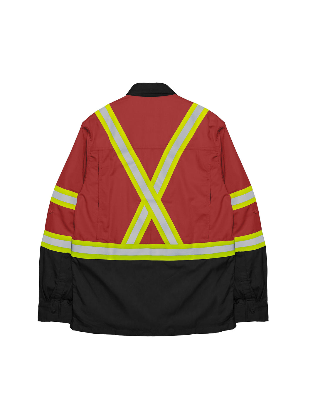 CASTER RED BLACK - Safety Fieldshirt Hi-Vis Series