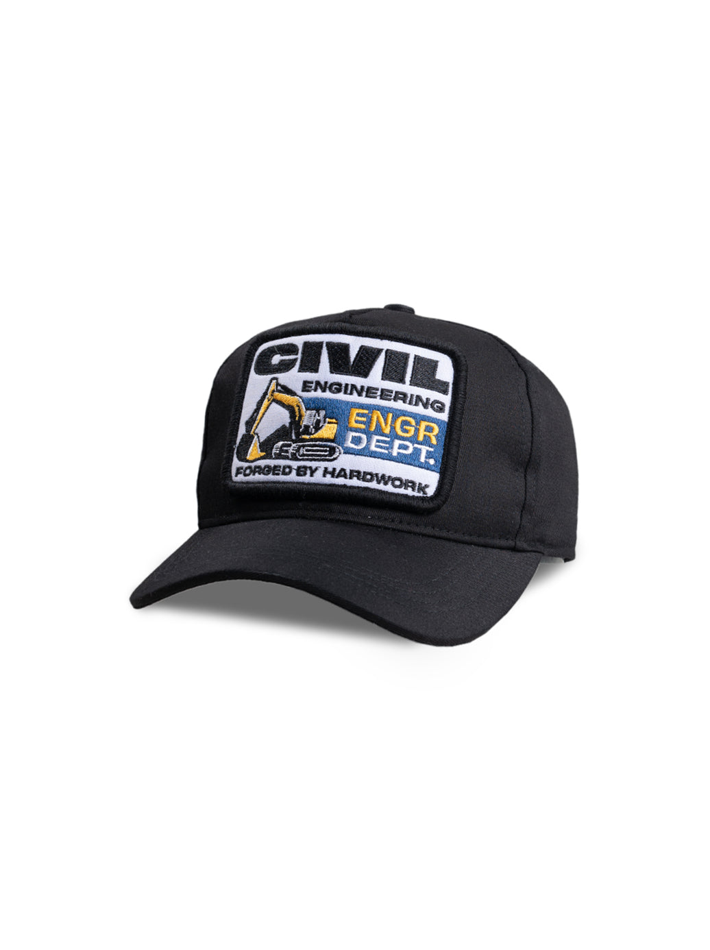 Engineer Workwear - Culvert Engr Dept Series Black Civil Cap