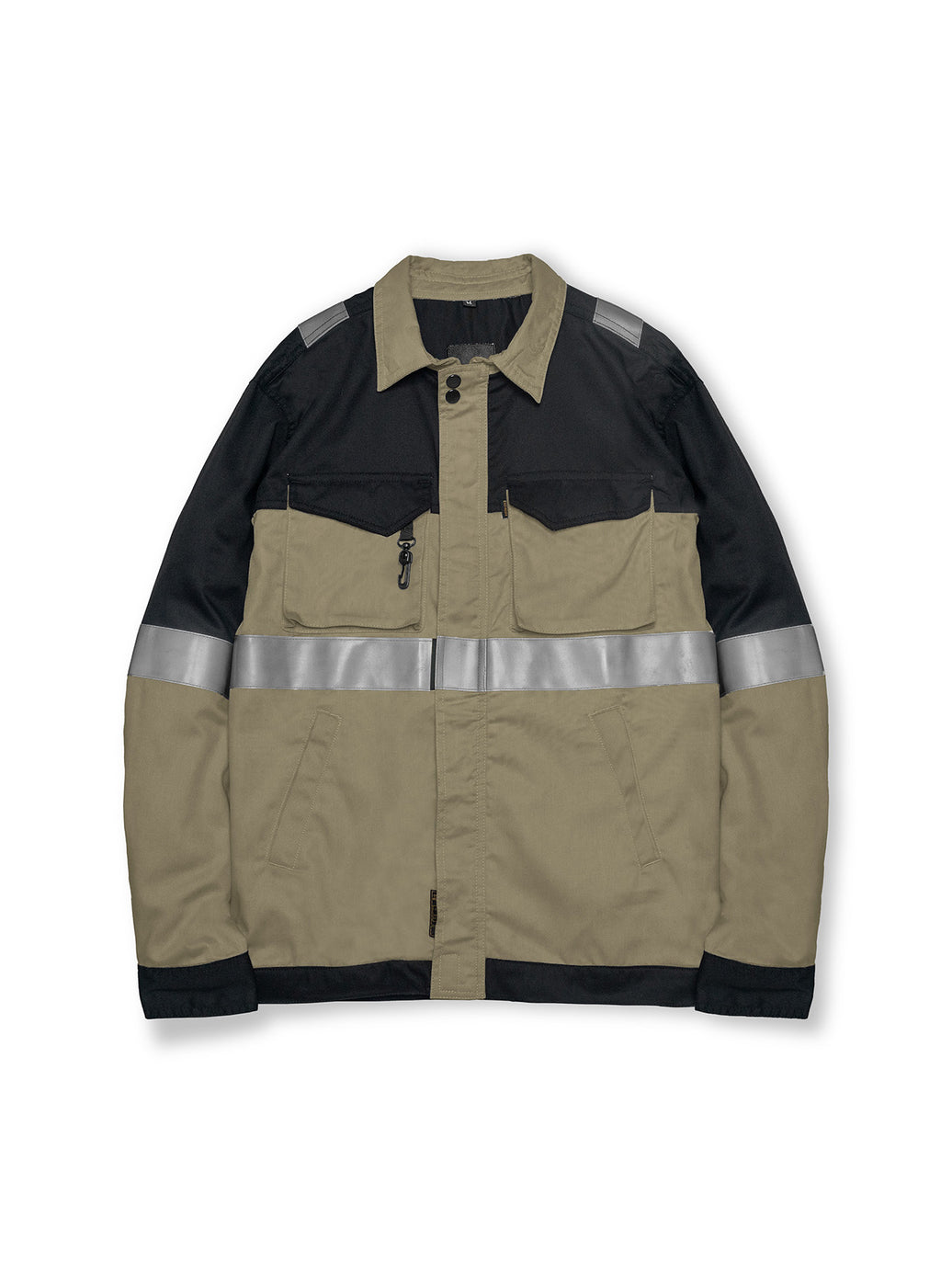 GLISTEN KHAKI - Safety Reflector Fieldshirt