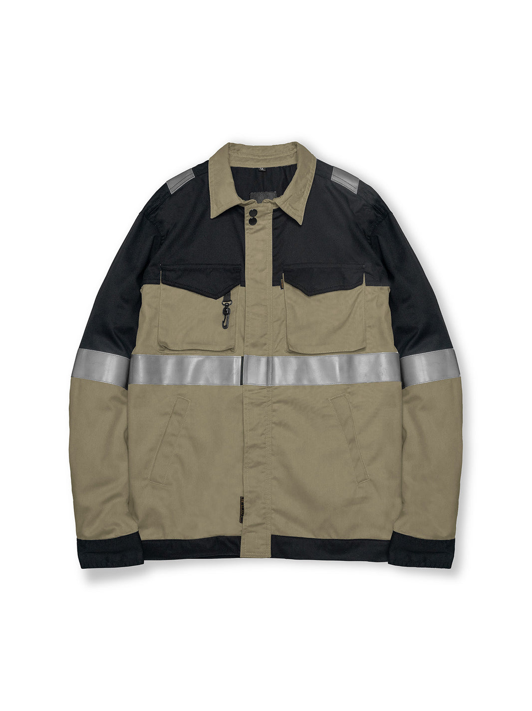 GLISTEN KHAKI - Safety Reflector Fieldshirt