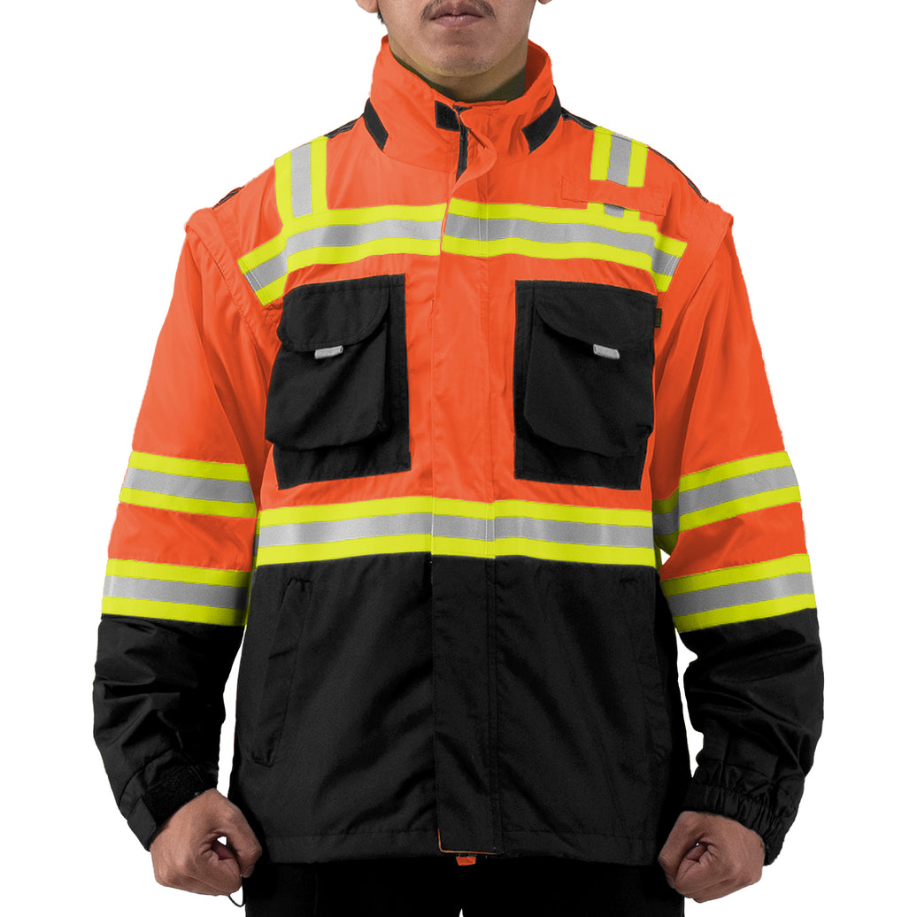 WEBBER ORANGE - Safety Workjacket Hi-Vis Series
