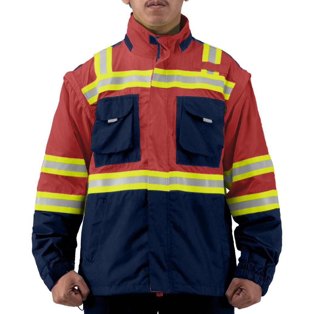 WEBBER RED - Safety Workjacket Hi-Vis Series