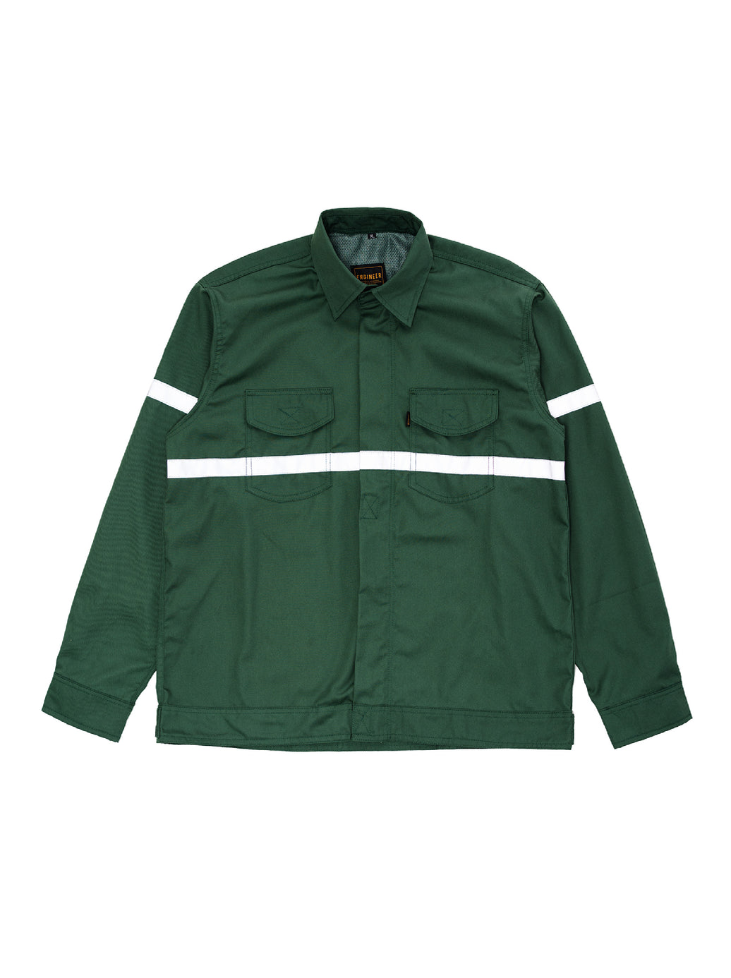 BREAKER GREEN LS - Safety Reflector Fieldshirt