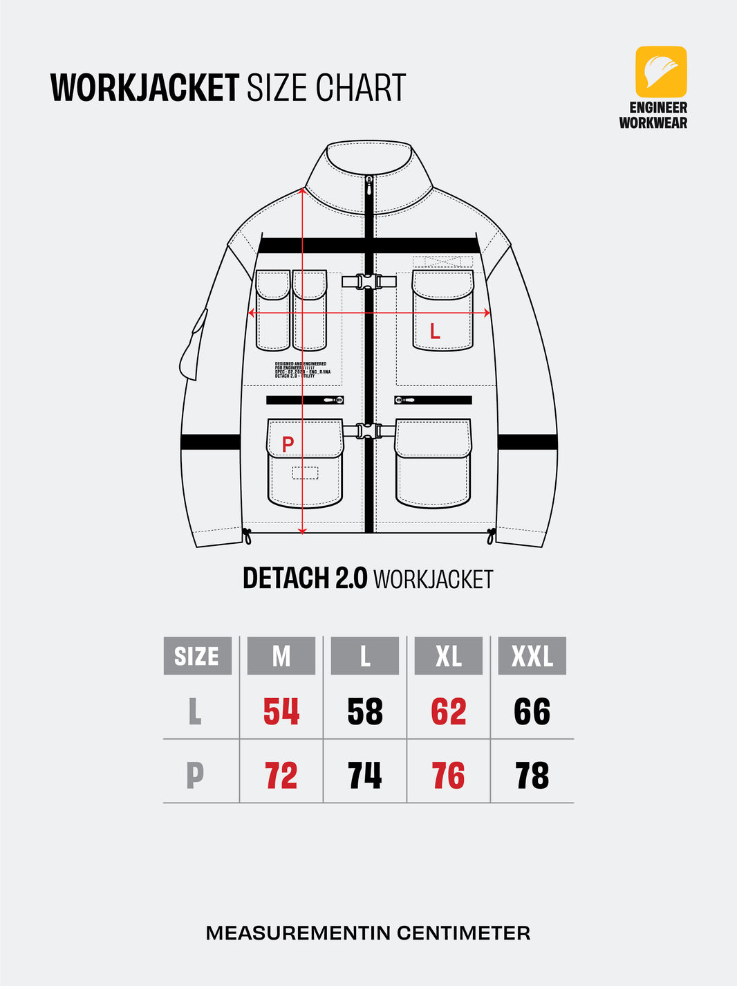 DETACH BLACK 2.0 - Hivis Workjacket