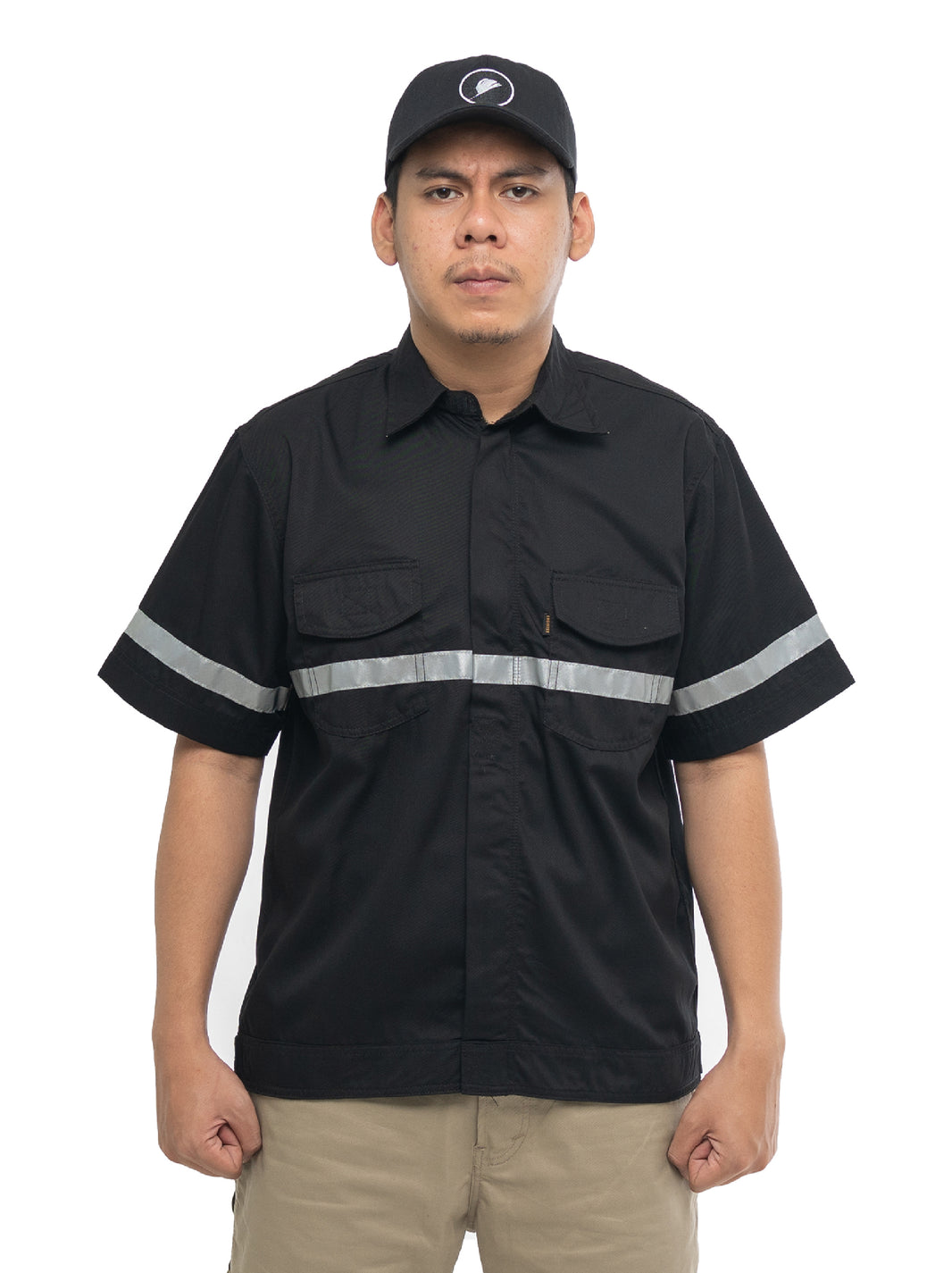 BREAKER BLACK - Safety Reflector Fieldshirt