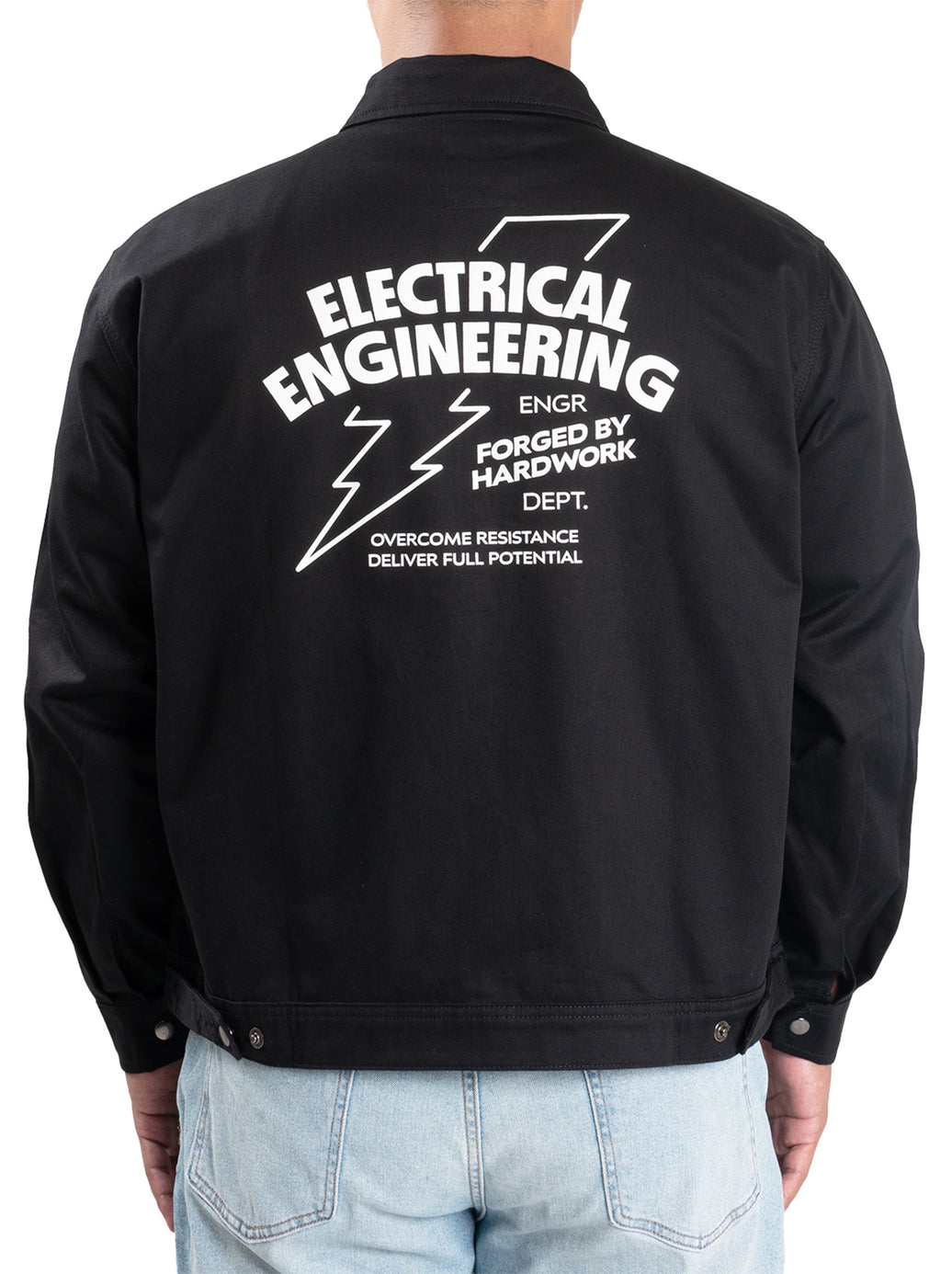 Stator Engr Dept Series Black Electrical Workjacket