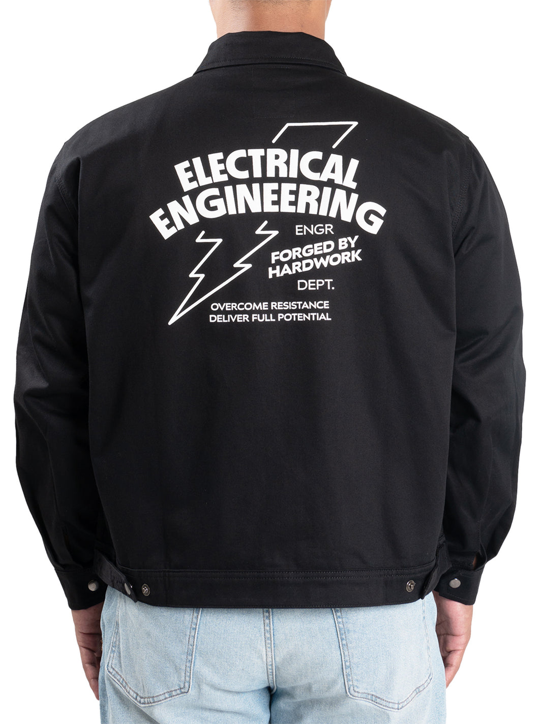 Stator Engr Dept Series Black Electrical Workjacket
