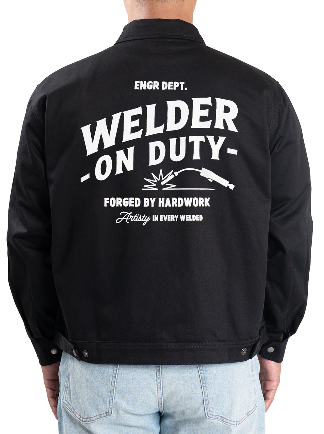Brazing - Engr Dept Series Black Welder Workjacket