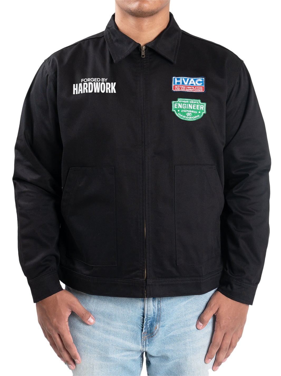 Plenum Engr Dept Series Black HVAC Workjacket
