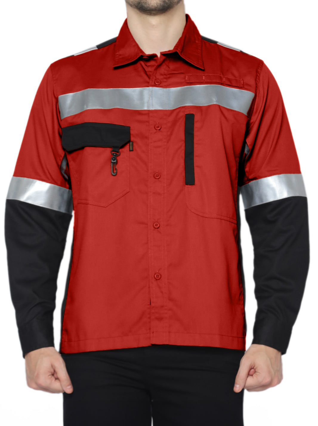 ERBIUM RED - Safety Reflector Fieldshirt