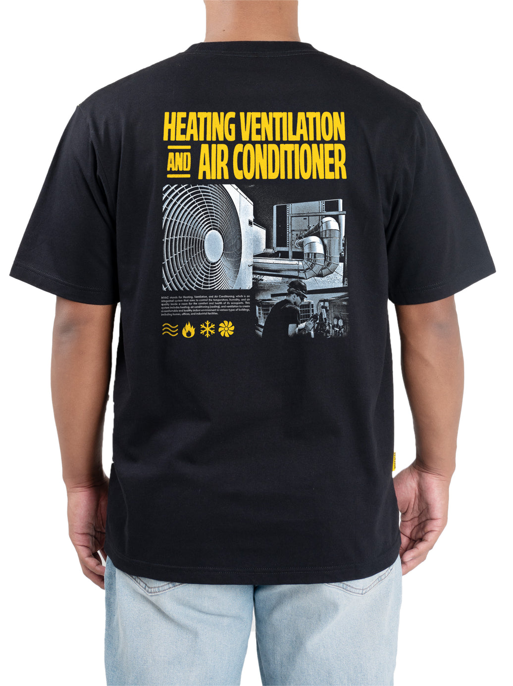 Thermo Engr Dept Series Black HVAC Tshirt
