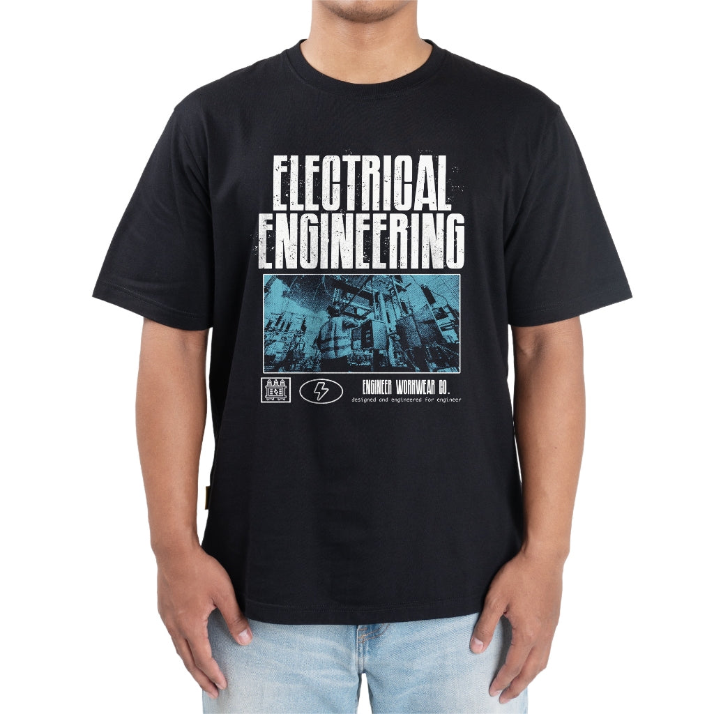 Eltron Engr Dept Series Black Electrical Tshirt