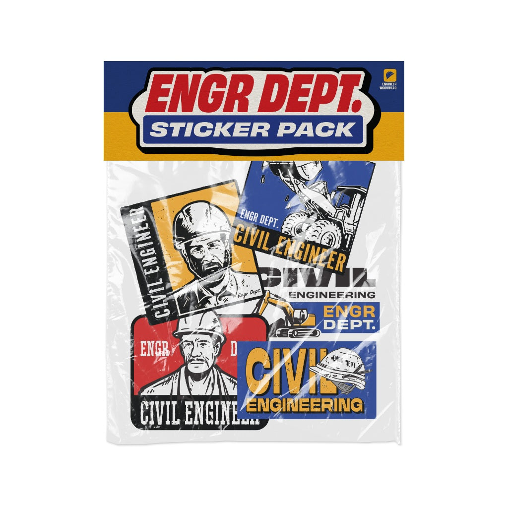 Engineer Workwear - Engr Dept Series - Civil Dept Sticker
