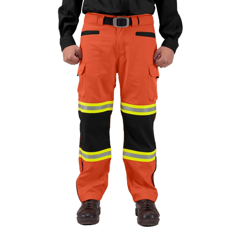 RIDGE ORANGE - Reflector Workpants Hi-Vis Series