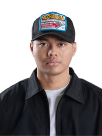 Engineer Workwear - Spindle Engr Dept Series Black Mechanical Cap