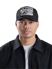Engineer Workwear - Culvert Engr Dept Series Black Civil Cap