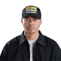 Engineer Workwear - Mosfet Engr Dept Series Black Electrical Cap