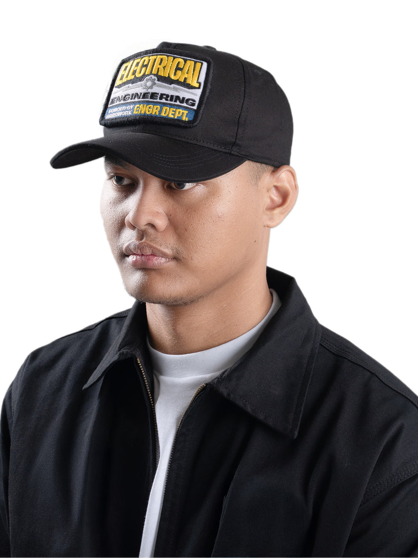 Engineer Workwear - Mosfet Engr Dept Series Black Electrical Cap