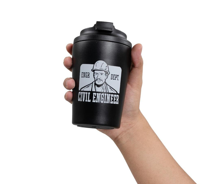 Engineer Workwear - Crane Engr Dept Series Black Civil Tumbler