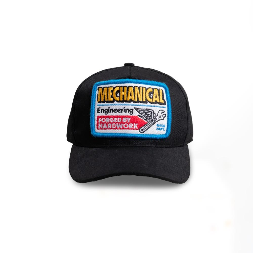 Engineer Workwear - Spindle Engr Dept Series Black Mechanical Cap