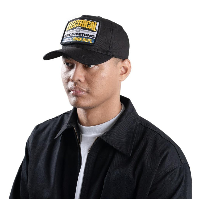 Engineer Workwear - Mosfet Engr Dept Series Black Electrical Cap