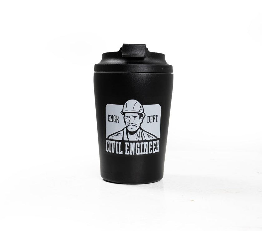 Engineer Workwear - Crane Engr Dept Series Black Civil Tumbler