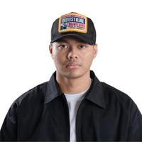 Engineer Workwear - Beader Engr Dept Series Black Industrial Cap