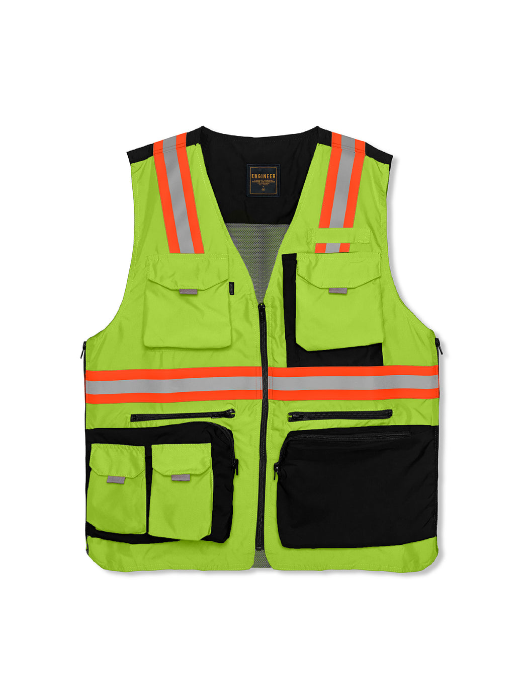 BARRIER GREEN - Safety Vest Hi-Vis Series