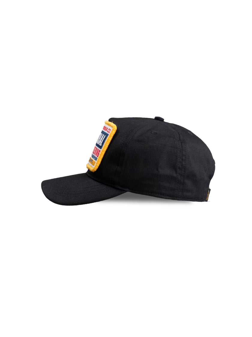 Engineer Workwear - Beader Engr Dept Series Black Industrial Cap