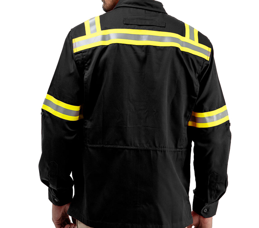 LOGGING BLACK - Safety Reflector Fieldshirt