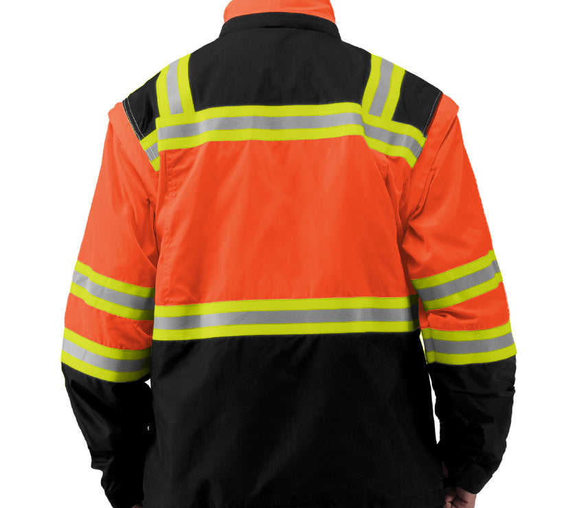 WEBBER ORANGE - Safety Workjacket Hi-Vis Series