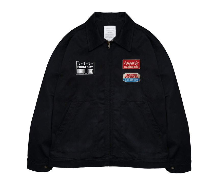 Buffer - Engr Dept Series Black Industrial Workjacket