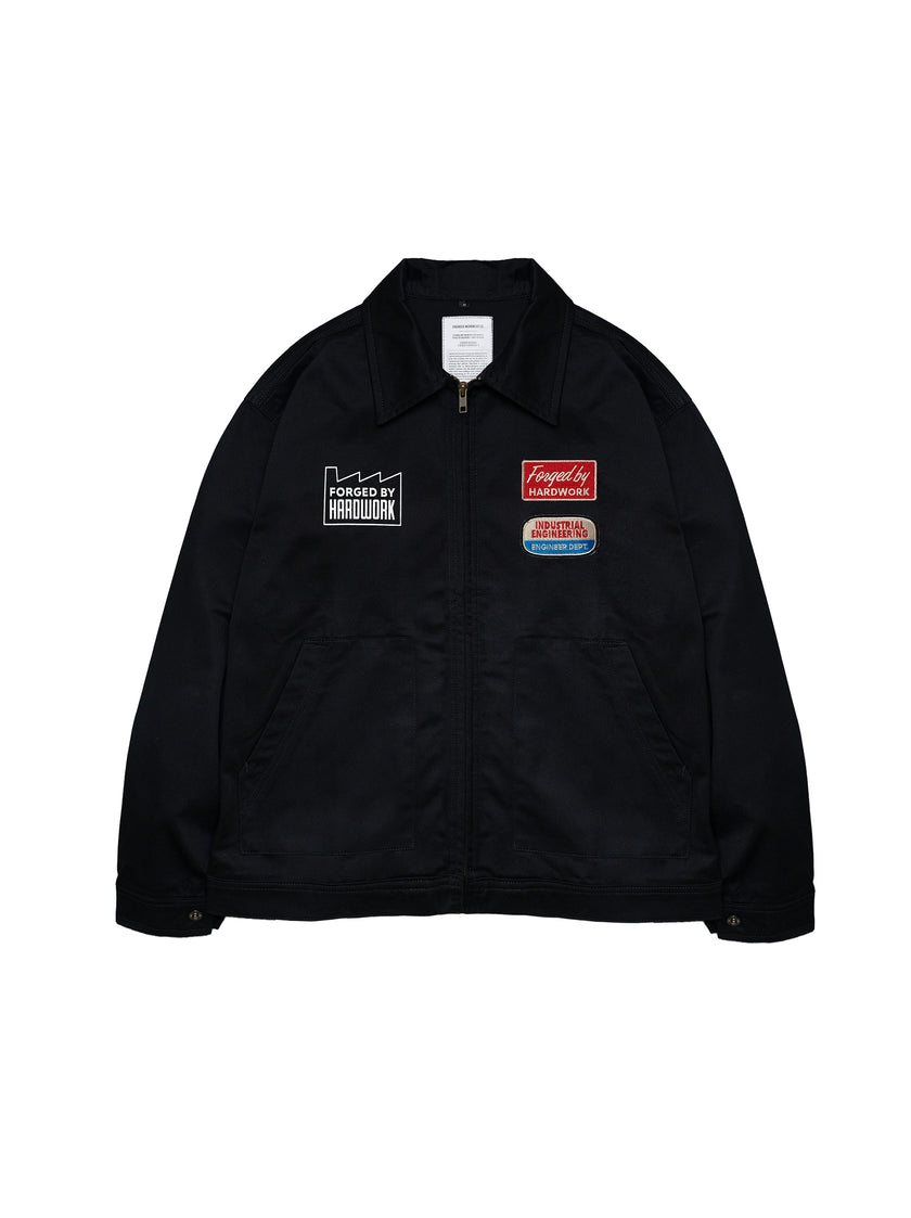 Buffer - Engr Dept Series Black Industrial Workjacket