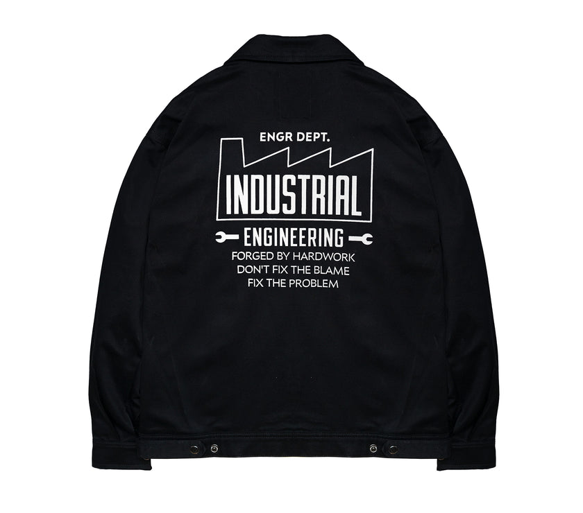 Buffer - Engr Dept Series Black Industrial Workjacket