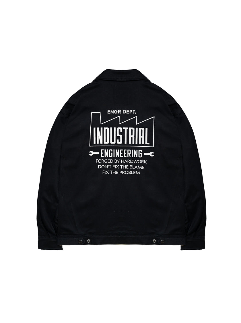 Buffer - Engr Dept Series Black Industrial Workjacket