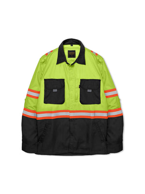 CASTER GREEN - Safety Fieldshirt Hi-Vis Series