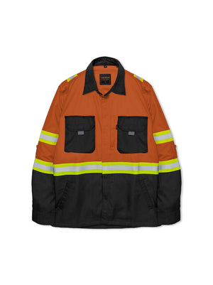 CASTER ORANGE - Safety Fieldshirt Hi-Vis Series
