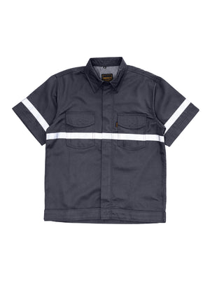 BREAKER CHARCOAL - Safety Reflector Fieldshirt