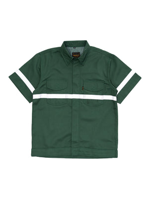 BREAKER GREEN - Safety Reflector Fieldshirt