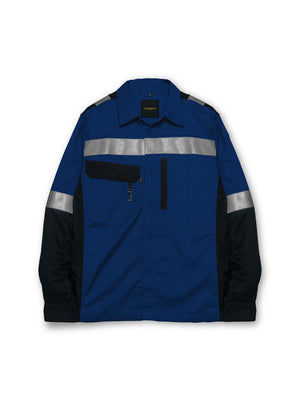 ERBIUM BLUE - Safety Reflector Fieldshirt