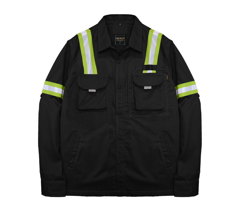 LOGGING BLACK - Safety Reflector Fieldshirt