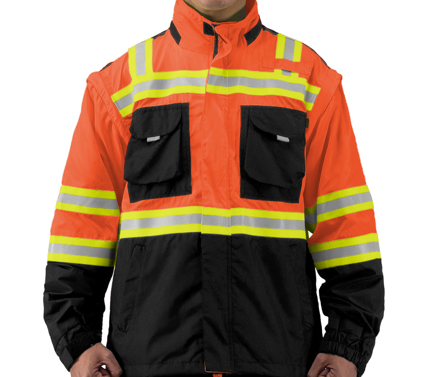 WEBBER ORANGE - Safety Workjacket Hi-Vis Series