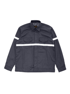 BREAKER CHARCOAL LS - Safety Reflector Fieldshirt