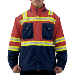 WEBBER RED - Safety Workjacket Hi-Vis Series