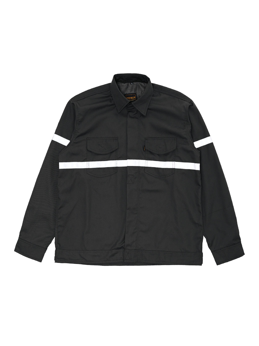 BREAKER BLACK LS - Safety Reflector Fieldshirt