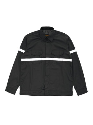 BREAKER BLACK LS - Safety Reflector Fieldshirt
